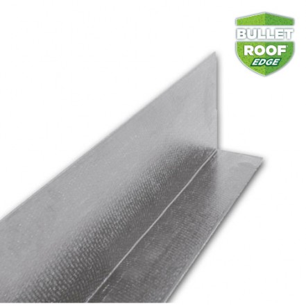 Bullet Roof Abutment Trim 150mm x 75mm 2.5Lm Basalt Grey